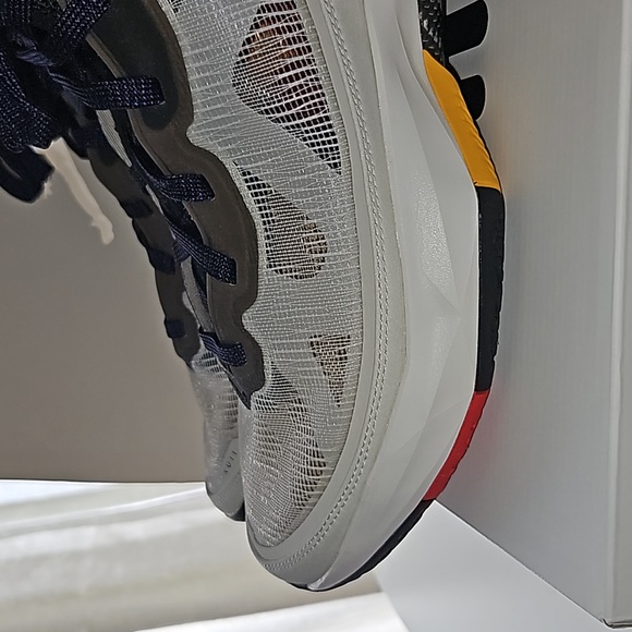 Air Jordan XXXVII Light Bone Fire Red Black Retro Men's 13 - Picture 4 of 17